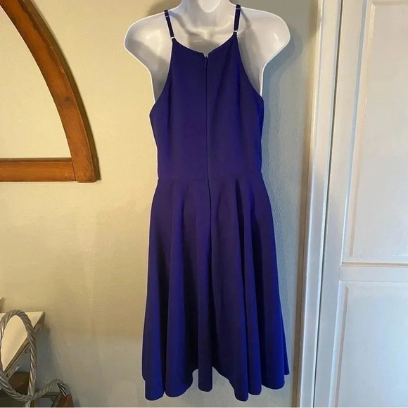 Lulu’s Fit and Flare Apron Bodice Dress Knee-Length Thin Straps Party Size Small - Picture 3 of 11